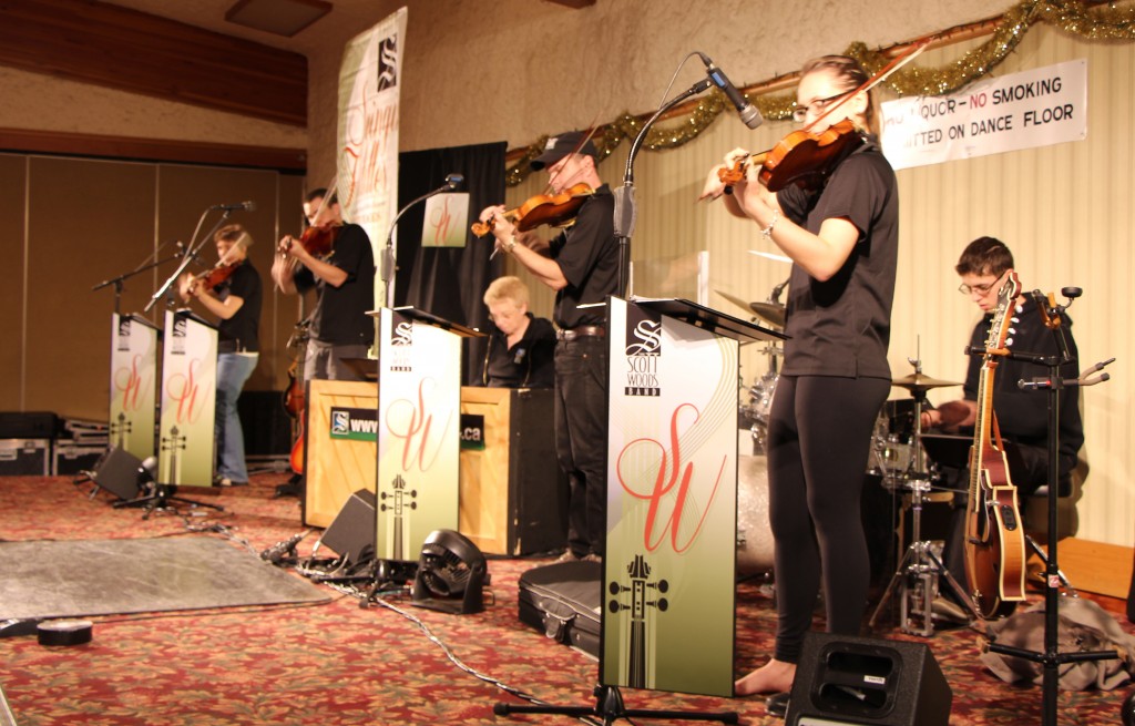 scott woods band on stage